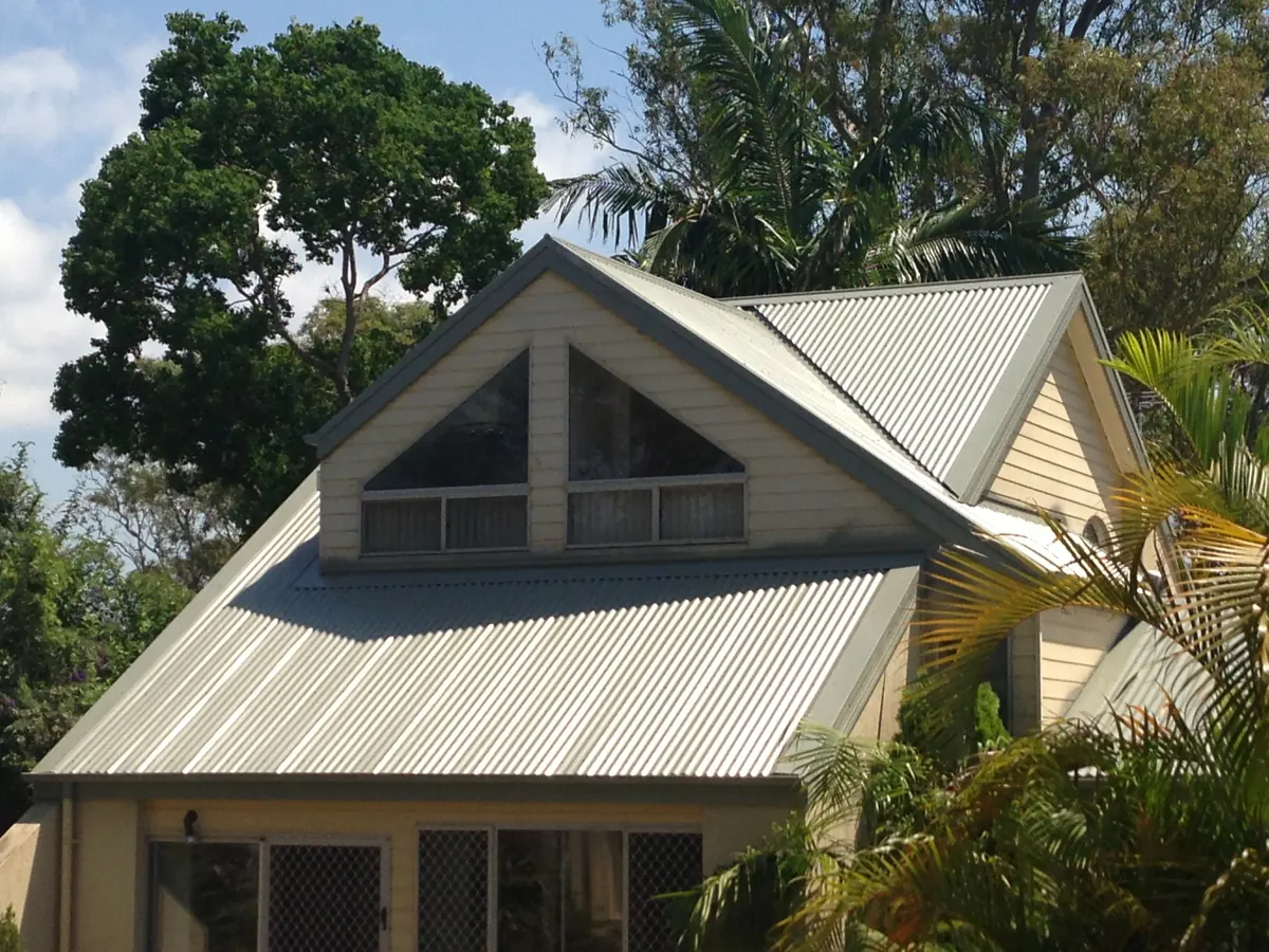 Federation home roof after respray