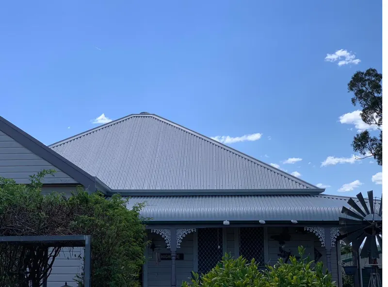 Shale Grey Colorbond on a classic country home